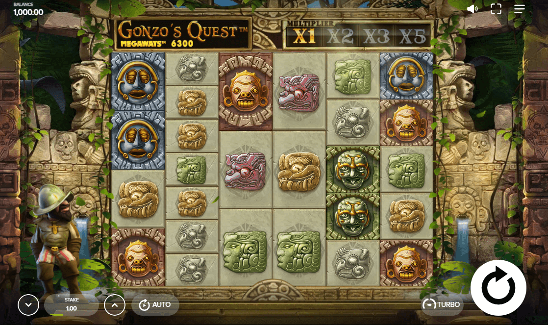 Gonzo’s Quest Megaways (Red Tiger) Image 1